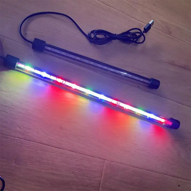 17-47cm USB Waterproof Submersible Aquarium LED Light Fish Tank Aquatic Plant Grow Mood Lamp Landscape Decor Lighting Accessorie