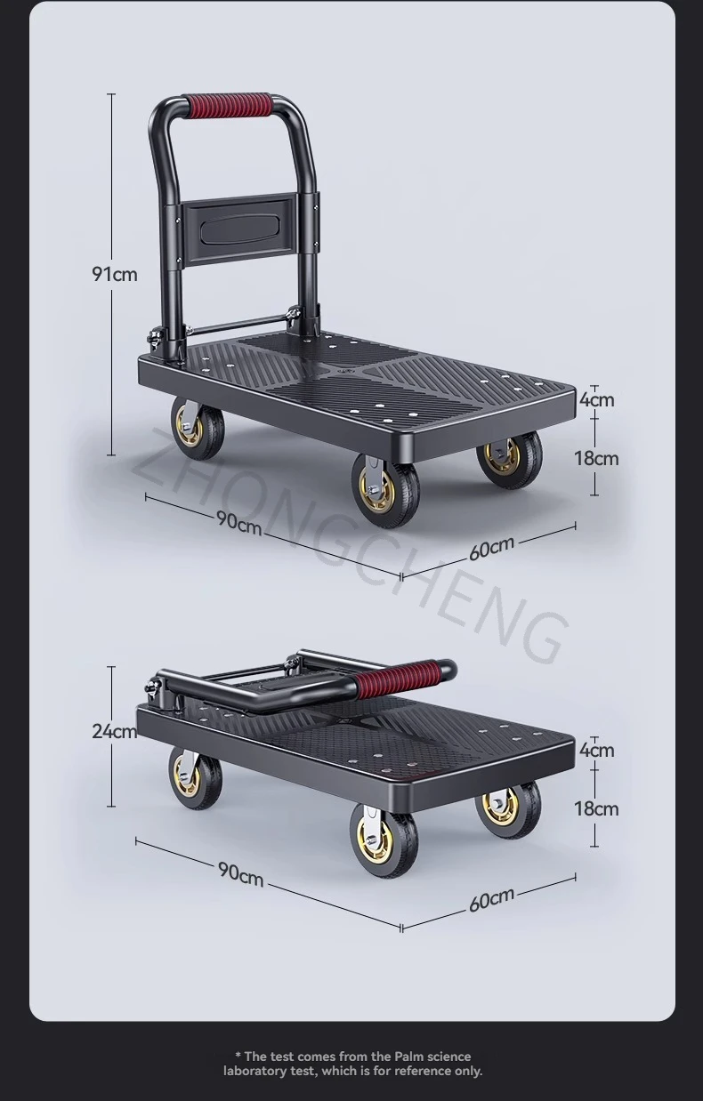 المنزلية المحمولة للطي سيارة مسطحة في الهواء الطلق سحب السلع عربة التسوق عربة اليد