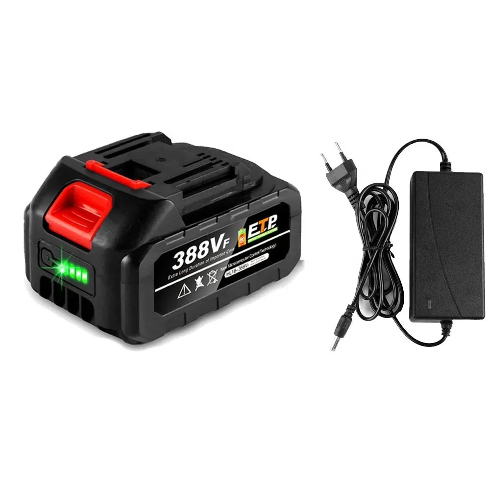 Imagem -04 - para Makita 18v 21v Ferramentas Elétricas Recarregáveis 388vf Bateria de Íon de Lítio Recarregável de Grande Capacidade