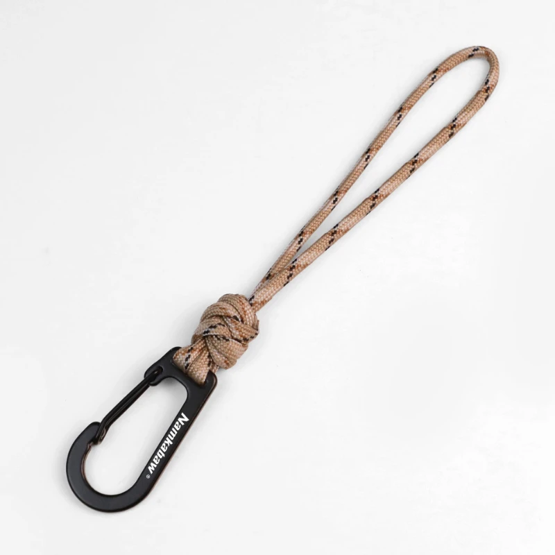10/1PC Braided Keychain Lanyard Outdoor Camping Water Bottle Backpack Quick Release Carabiner Hook Anti-Lost Wrist Rope Buckle