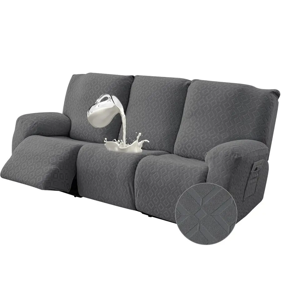 

Waterproof Recliner Sofa Cover,Stretch Reclining Couch Covers with Pockets,Washable Lazy Boy Recliner Slipcovers,Leakproof Sofa