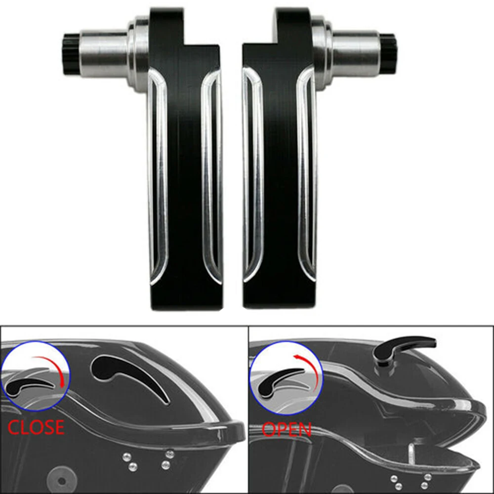 

Saddlebag Saddle Bag Latch Kit Lifter Compatible For Harley Touring Road King Street Electra Glide Ultra Limited FLHR 14-21