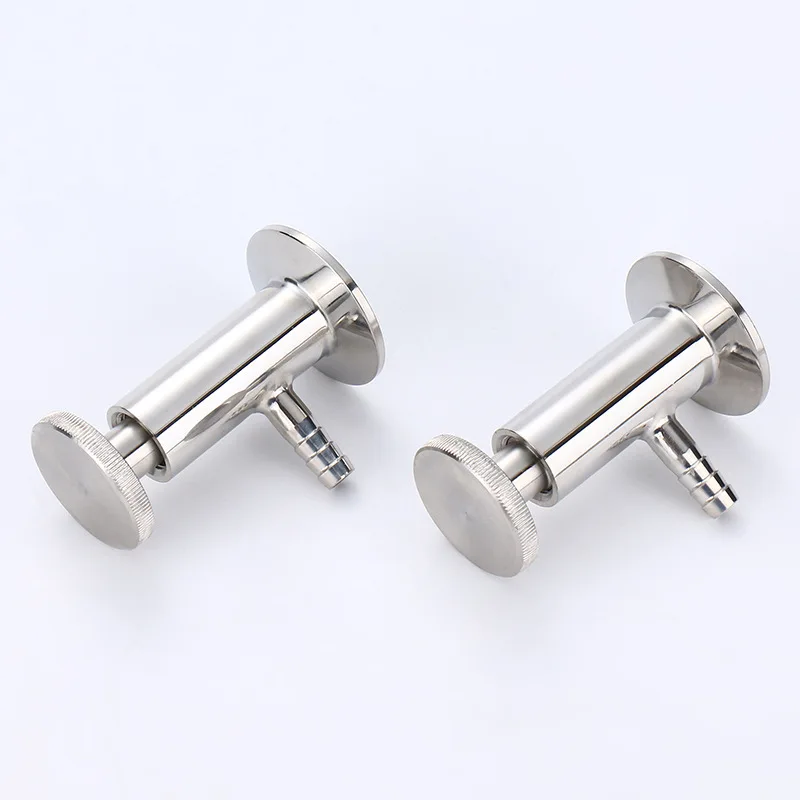 

304/316L Stainless Steel Sanitary Quick Install Sampling Valve Food and Drug Water Media Quick Opening Clamp Valve