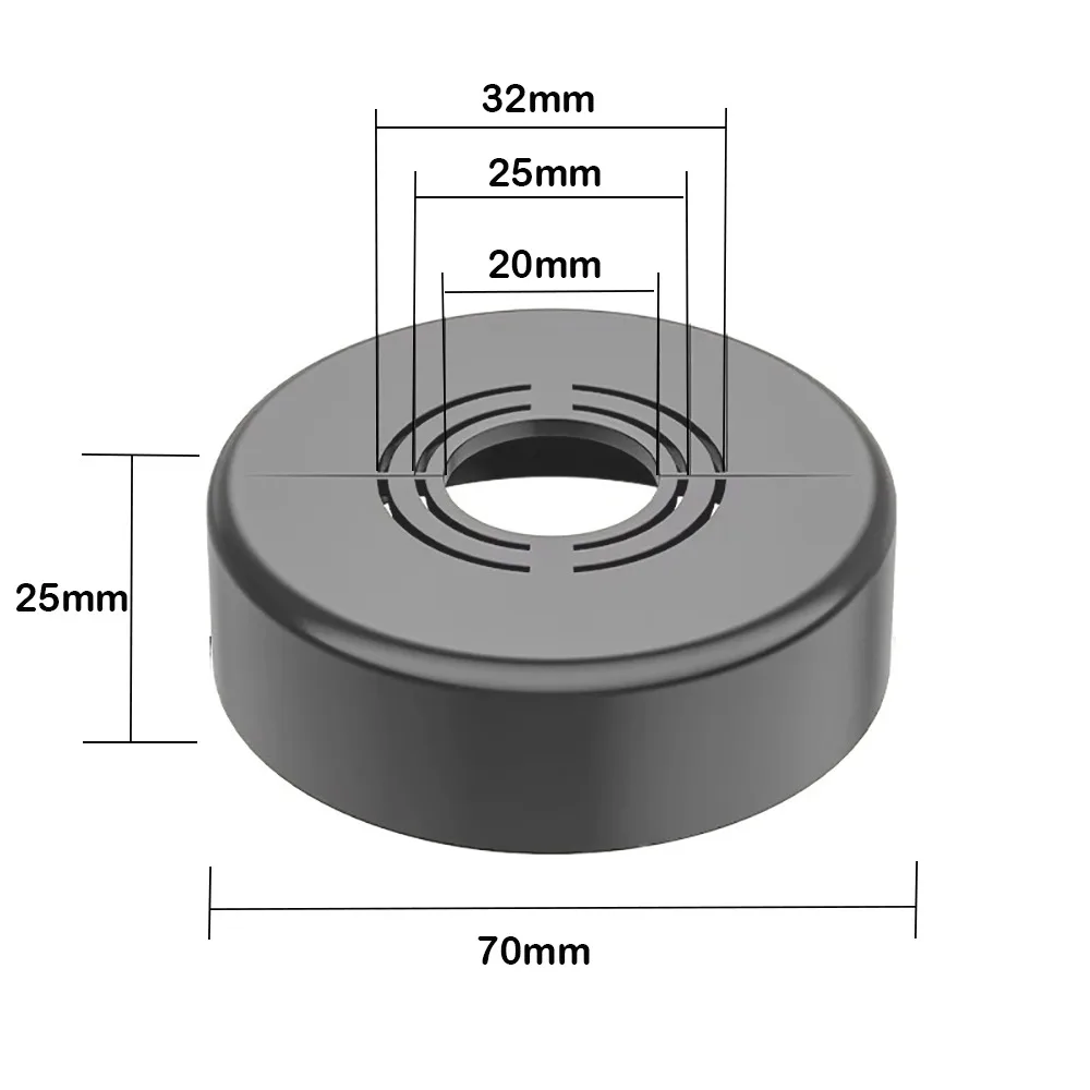 

Useful ABS Shower Faucet Cover Plating Adjustable Faucet Decorative Cover Wall Flange Faucet Accessories Shower