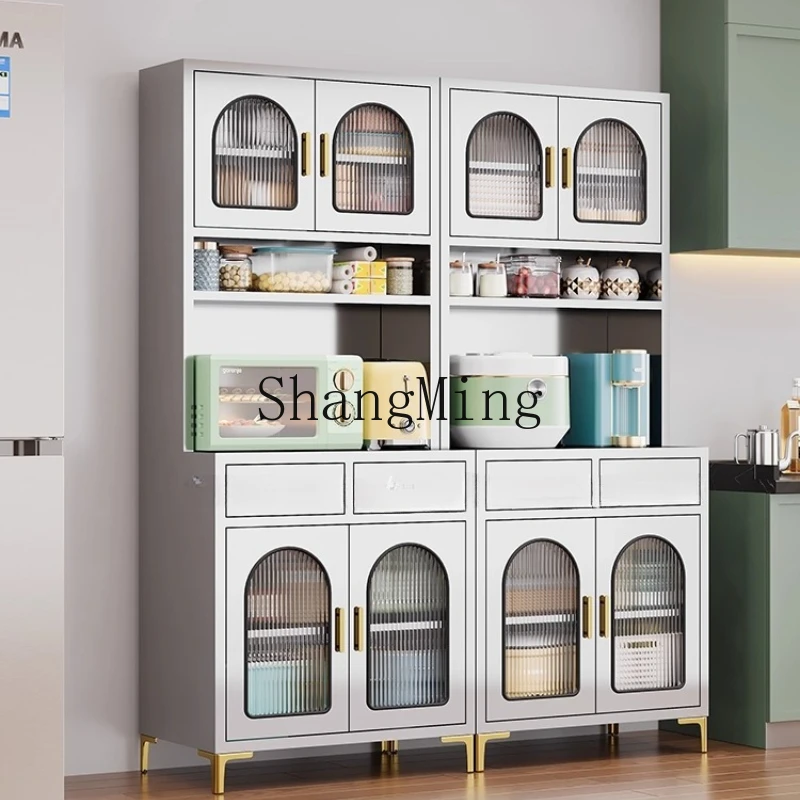 LXY stainless steel side cabinet kitchen cabinet living room tea and wine cabinet