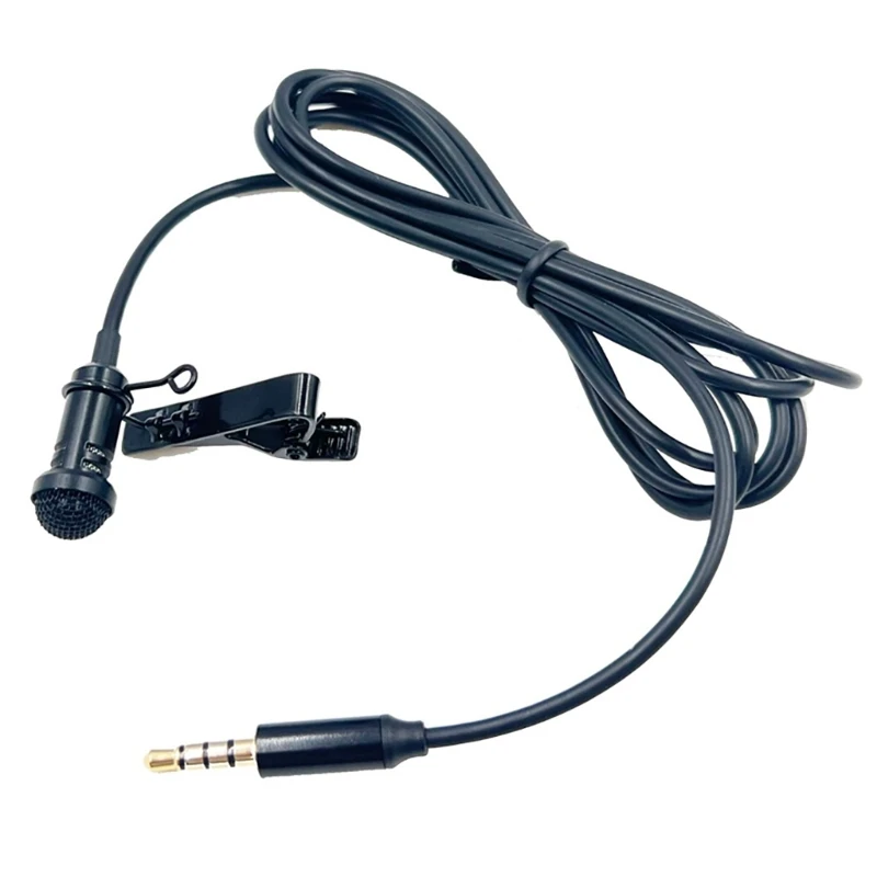 Micrófono portátil de solapa con Clip, Clip de corbata Jack de 3,5mm para teléfono inteligente, PC, solapa con Clip para hablar