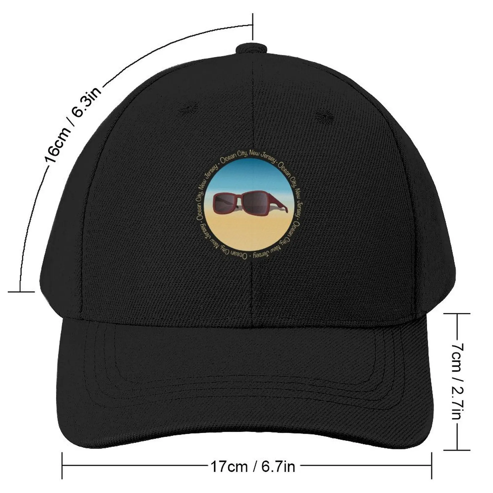 Ocean City, New Jersey II Baseball Cap Anime Golf Hat Golf Men Women's