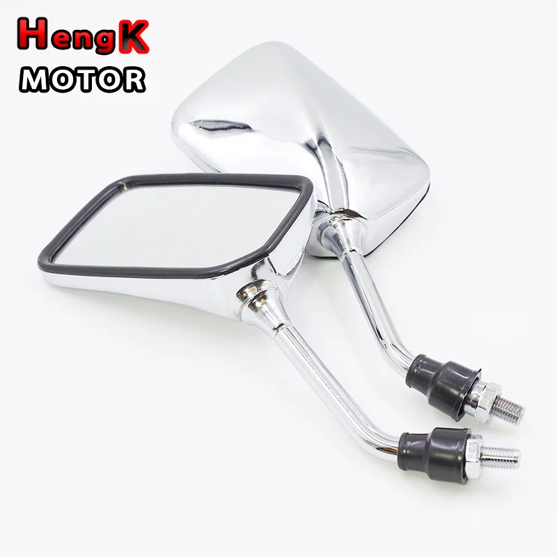 

2pcs 10MM Motorcycle Metal Rearview Side Mirror For Honda Hornet 250 600 900 Jade VT250 CB-1 CB400 SF CB600 CB750 CB1300