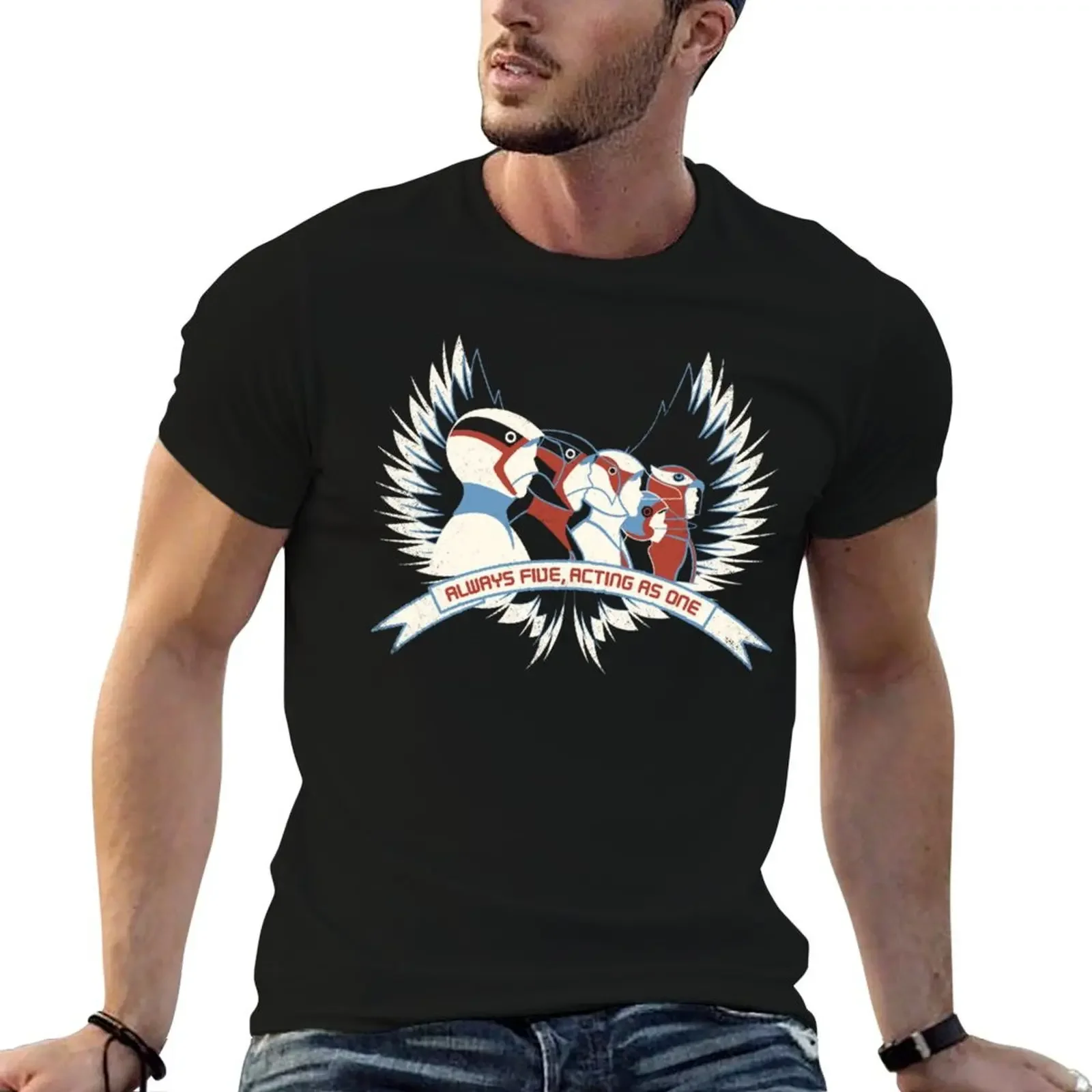 Always Five, Acting As One. Essential T-Shirt customizeds anime figures shirts graphic Men's t-shirts