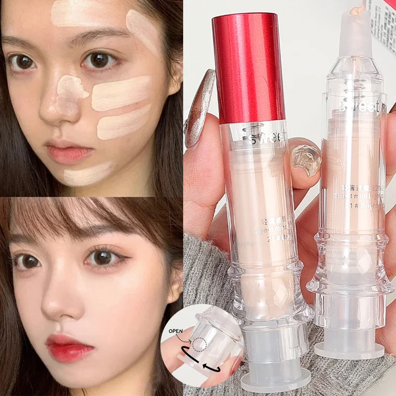 Moisturizing Oil Control Concealer Pen Modify Skin Tone Cover Acne Spots Dark Circles Matte Foundation Cream Makeup Cosmetics