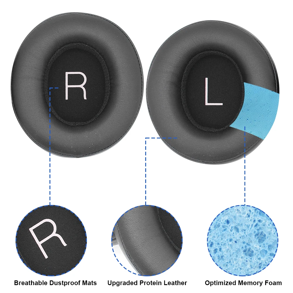 Амбушюры, сменные подушечки из белковой кожи, амбушюры, чехол для наушников Shure Aonic 50, шумоподавление