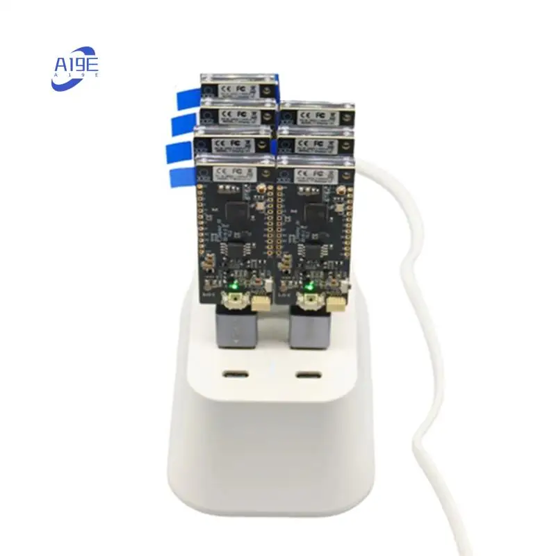 

A19E-Bitcoin Solo Miner Nerd Miner V2 780Kh/S With T-DISPLAY-S3 And 7 Port USB Hub, Efficient BTC Mining Station