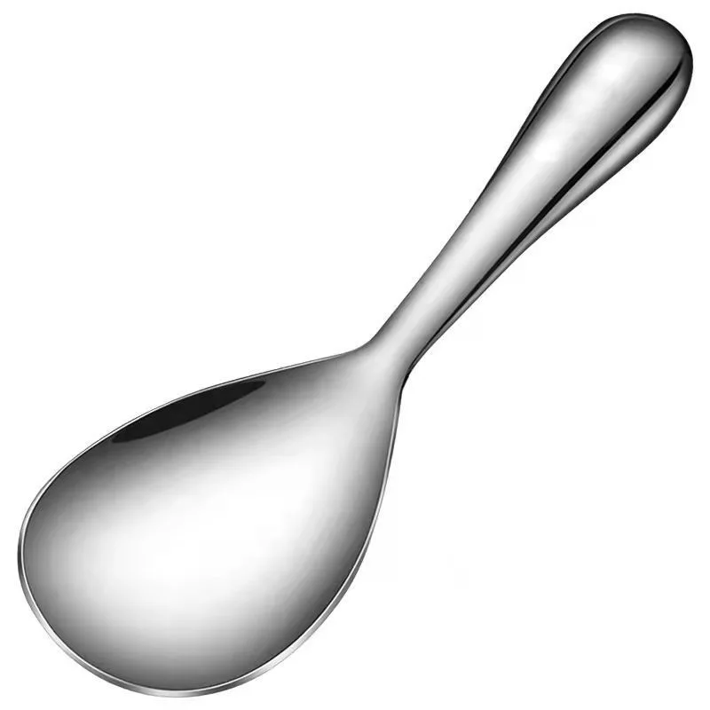 Cuchara de arroz de acero inoxidable 316, cuchara para verduras, juego de vajilla para servir arroz, cocina, comedor y Bar, restaurante