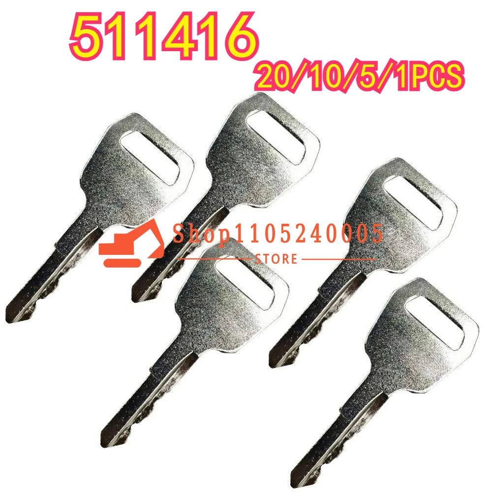 20/10/5/1PCS Older Forklifts Fits Forklift New Ignition Keys 511416