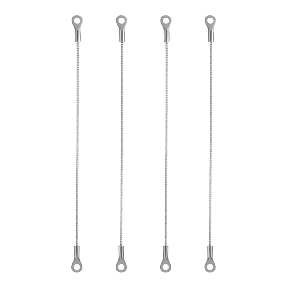 4 قطعة أقفال كابل مضفر الفولاذ المقاوم للصدأ نافذة الأمن سلسلة قفل الباب مقيد المنزل انزلاق الباب الطفل مكافحة سرقة #1