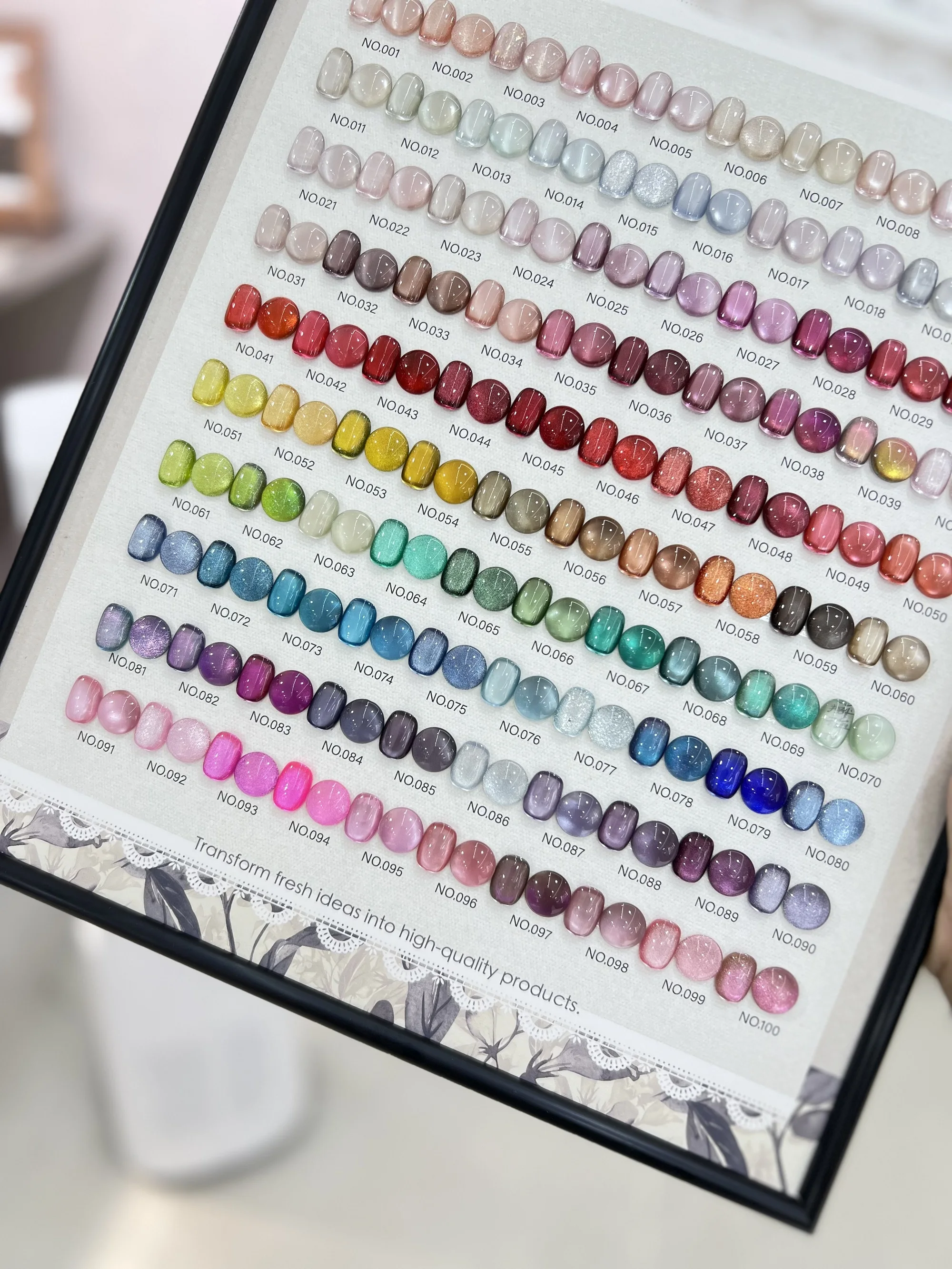 YUAlbanMismatch-Ensemble de gel à ongles œil de chat, 100 couleurs, nouveau modèle 2024, salon de manucure, article tendance, kit d'art des ongles, gel non CUUv