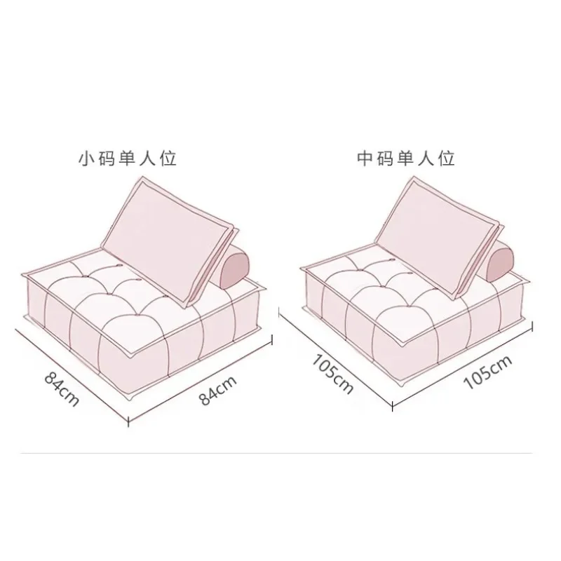 Design vacuum compression sofa Piedmont boneless pure sponge sofa