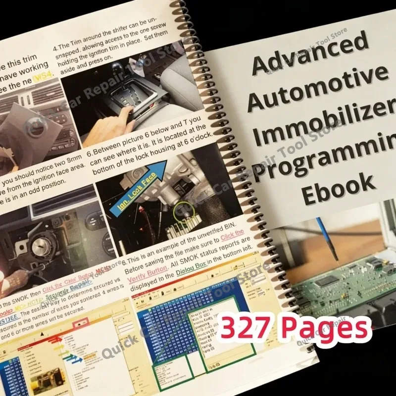 Advanced tools IMMO BOOK Automotive Immobilizer Programming PDF Check/Diagnose/Repair Car Control Box ECU android auto carplay