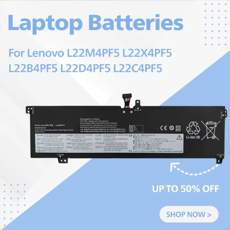 

For Lenovo L22M4PF5 L22X4PF5 L22B4PF5 L22D4PF5 L22C4PF5 Laptop Batteries
