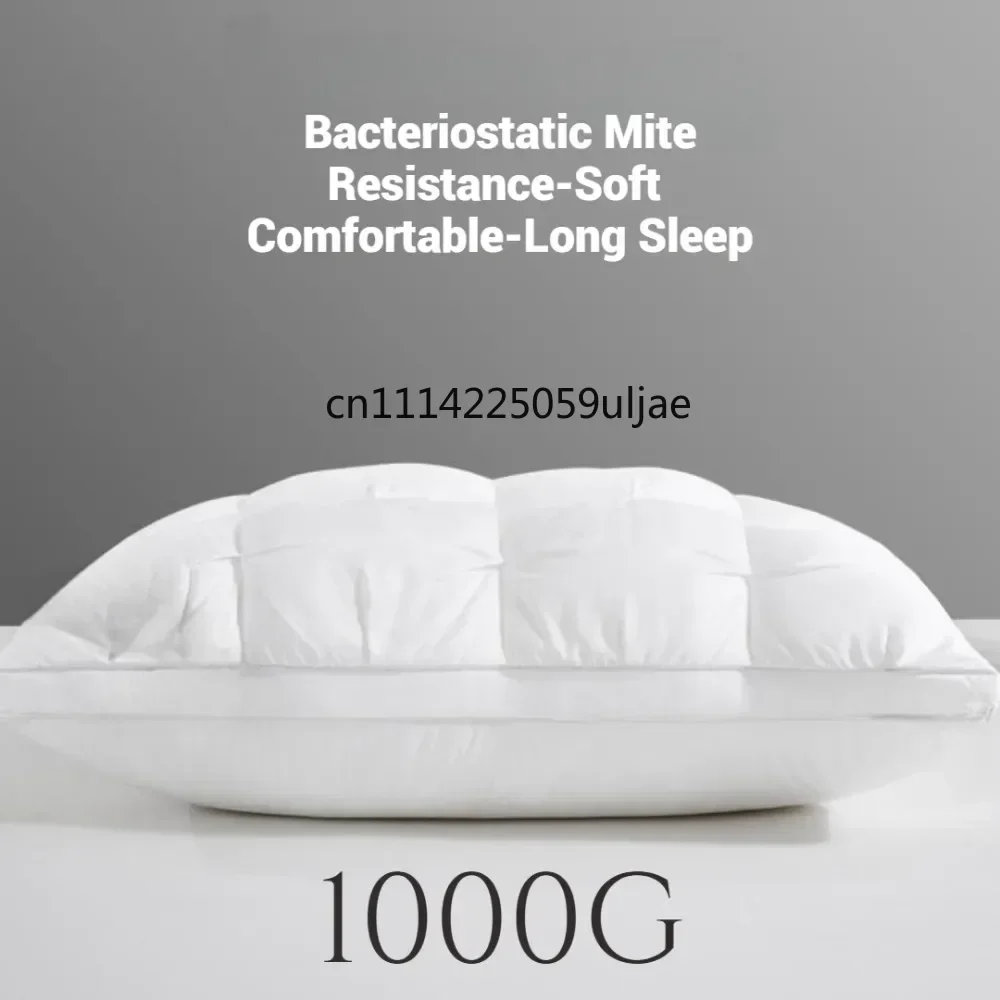 Comfortable Pillows for Sleeping 5-star Hotel Pillow Three-dimensional Soft Bilateral Washed Solid Color Pillow Sleeping Pillows