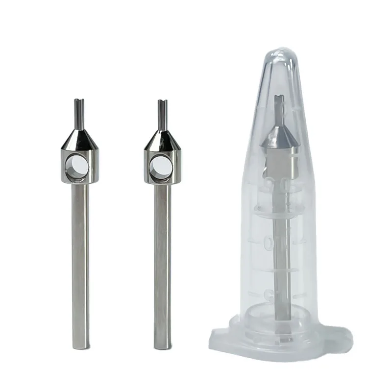 0,7 mm - 1,2 mm Edelstahl-FUE-Punch-Haartransplantationsimplantator ohne Rasur für langes Haar, 1/5/10 Stück – Detail 5