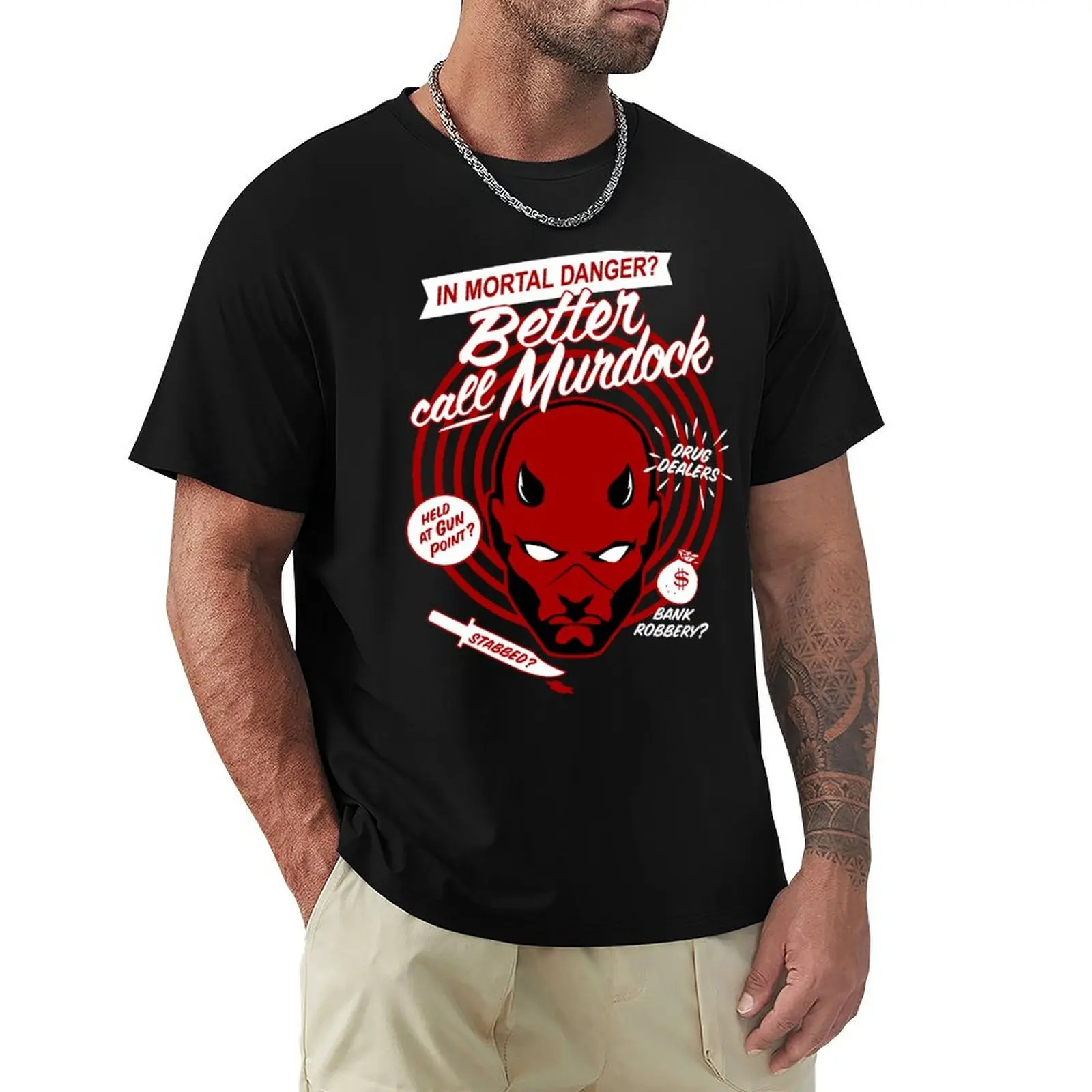 

Better Call Murdock T-Shirt anime man clothes customs men clothings