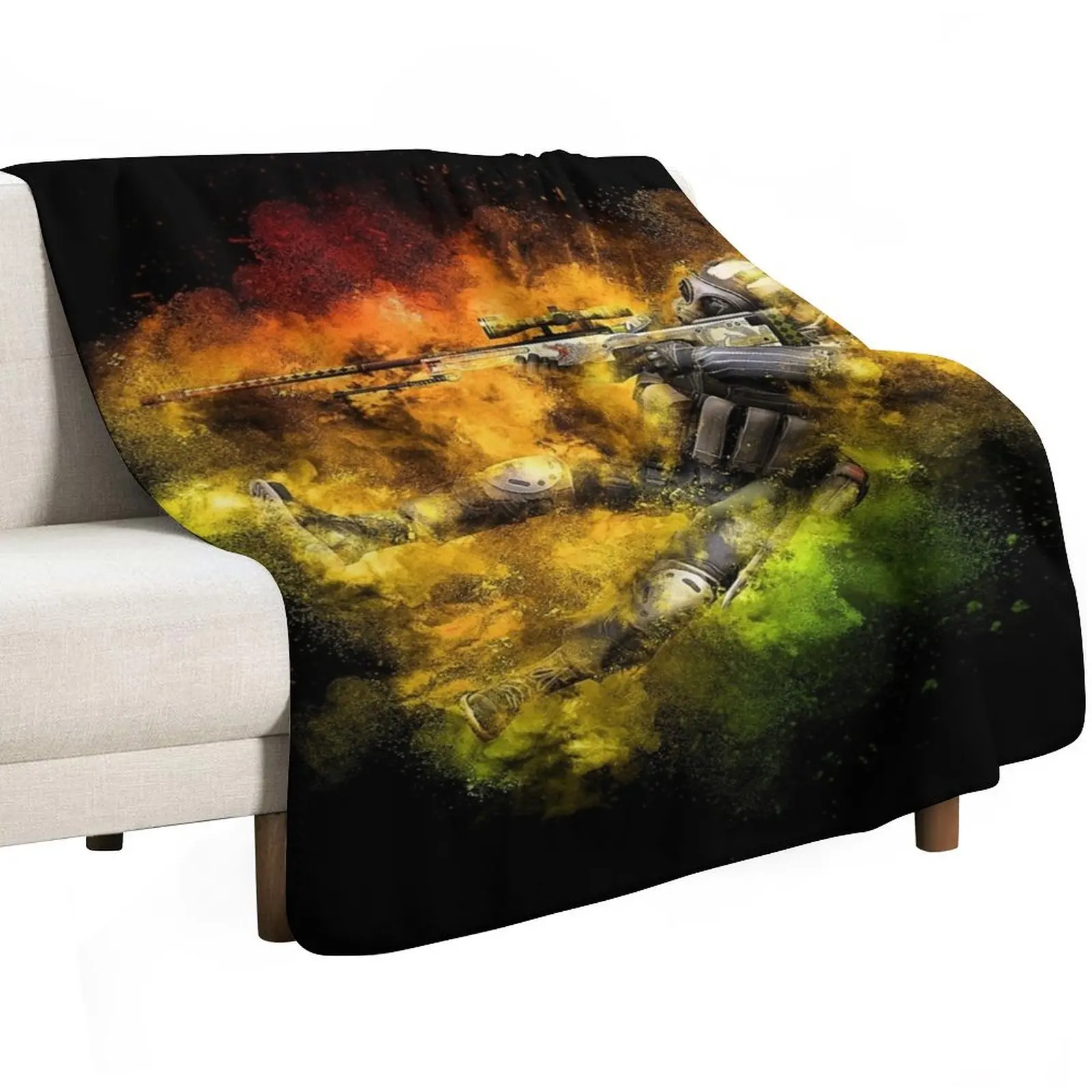 Counter Strike Global Offensive Throw Blanket Soft Warm Blanket Gift for Men Women Adults