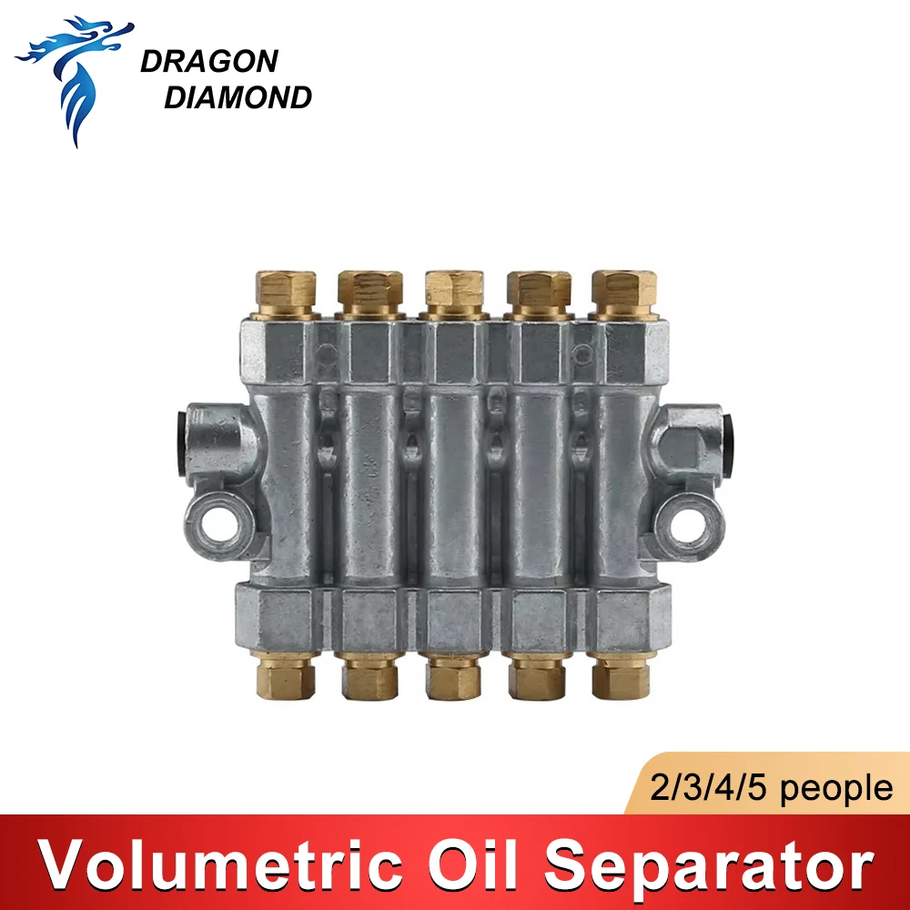 

2/3/4/5 Way Volumetric Oil Separator Lubricating Oil Piston Distributor Manifold Block CNC Machine Tool Distribution Valve