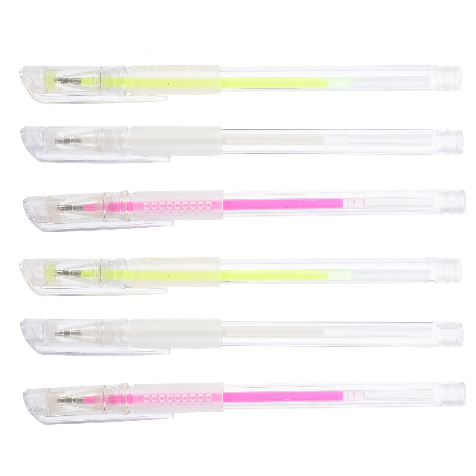 6 szt. Pisaków do pozycjonowania brwi, permanentny pisak do oznaczania skóry do precyzyjnego umieszczenia tatuażu brwi i ust, odporny na blaknięcie, z cienką końcówką, do użytku profesjonalnego.