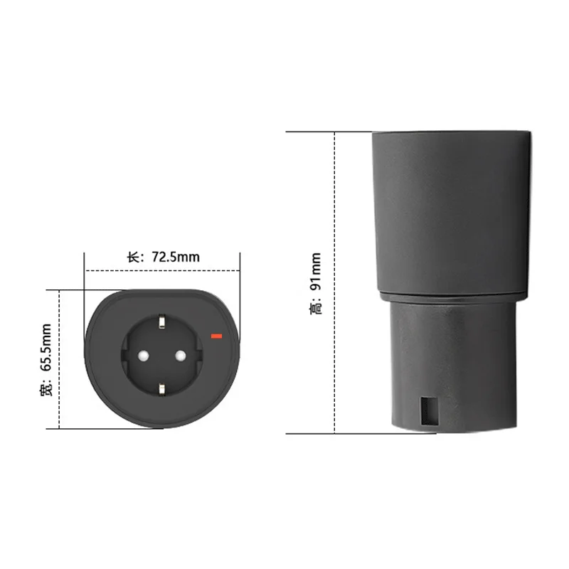 EV Cable Adapter Battery Discharge V2L Vehicle to Load Type 2 IEC 62196 EU Plug