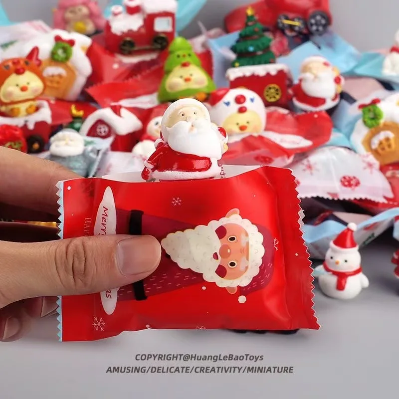 

Miniature Christmas Blind Bag Mini Simulation Express Package Small Model Children Toys Surprise Blind Box Gift Prize Draw Game