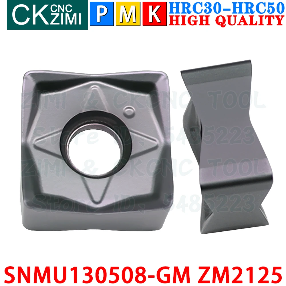 SNMU130508-GM ZM2125 SNMU 130508 GM ZM2125 SNMU 130508EN Plaquette carbure à avance rapide Plaquette de fraisage Outils de fraisage de coupe lourds indexables à commande numérique par ordinateur pour l'acier inoxydable