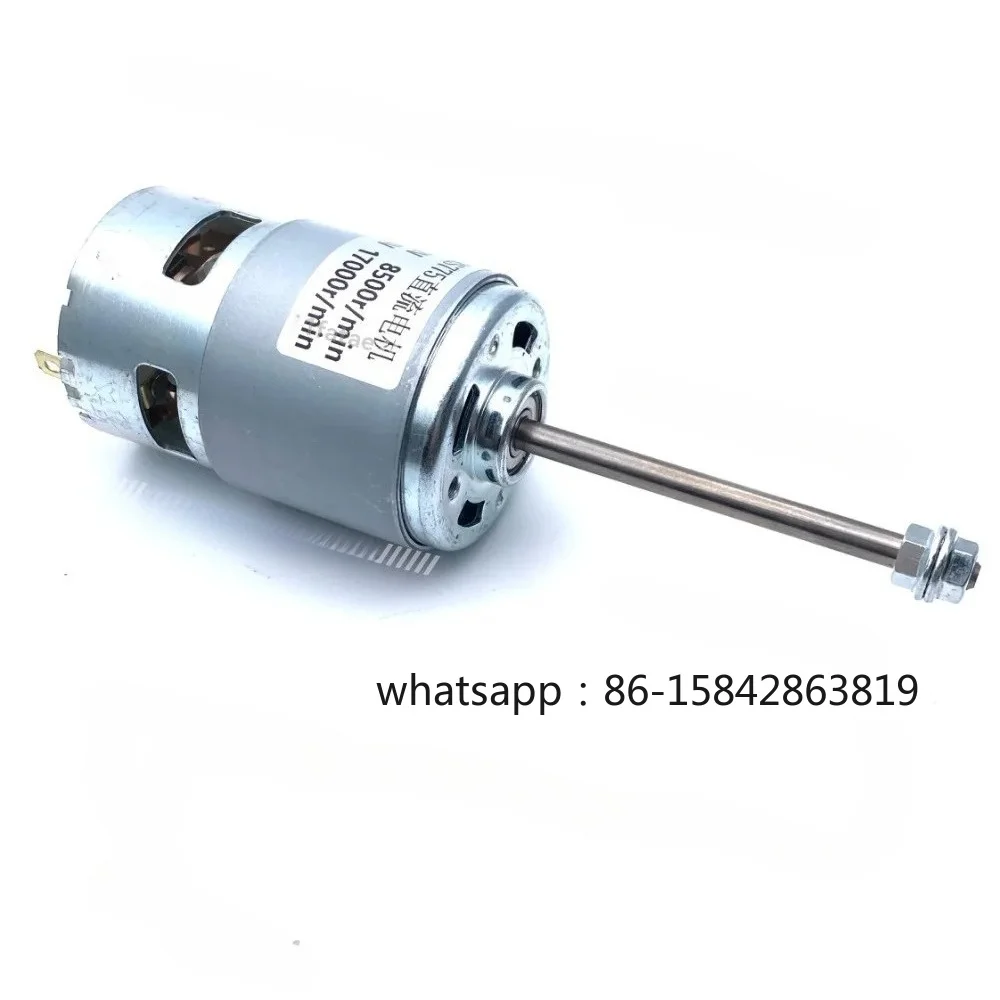 775 DC Motor 6V 12V 24V 68MM Screw Thread Shaft Dual Bearing 3000-17000rpm 15000RPM