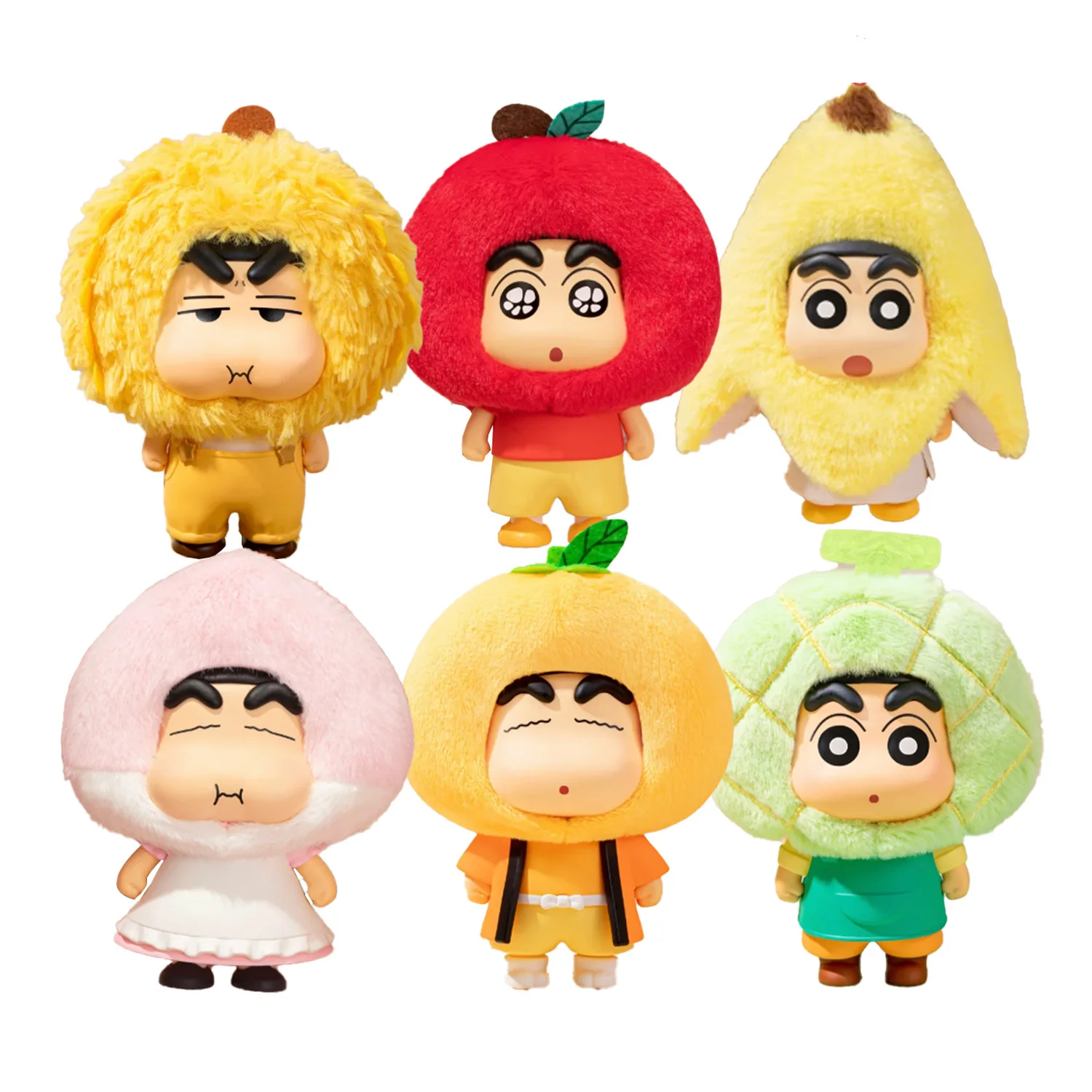 

Карандаш Шин Чан Фруктовый коттедж Слепая коробка Подвеска Брелок Mystery Box Фигурка Аниме Кукла Сумка-сюрприз Коллекция Модель Игрушки