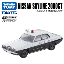 TAKARA TOMY TOMYTEC 1/64 TLV-N315a NISSAN SKYLINE 2000GT Police Department Alloy Toy Motor Diecast Metal Model Gifts