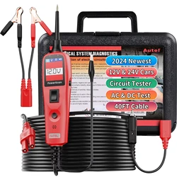 Autel ps100 testador de sonda de circuito de energia automotivo 12v 24v sistema elétrico ferramenta de verificação de energia de diagnóstico ler medidor de voltagem digital