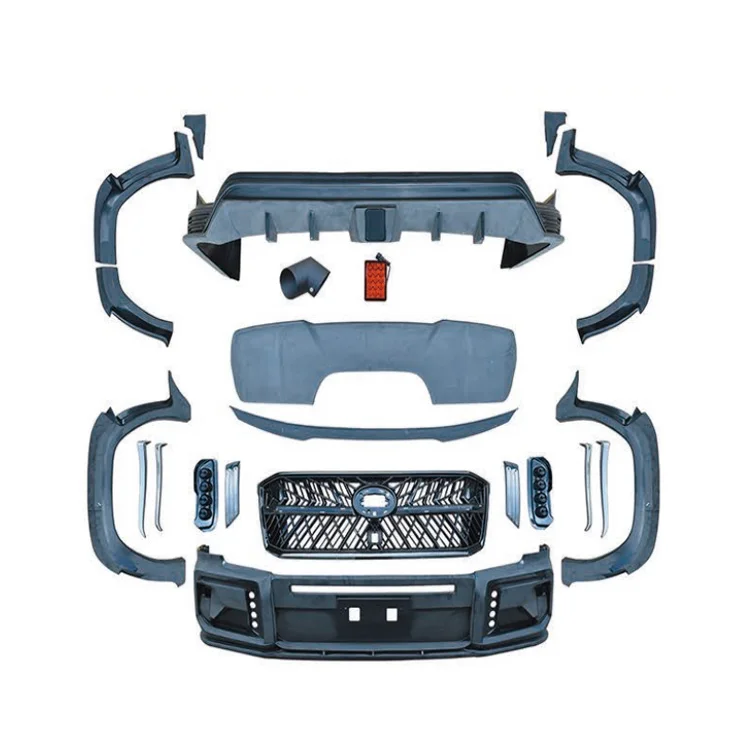 

Автозапчасти Damei LC300, комплект кузова, обновление WALD, передний и задний бампер, решетка, спойлер, колесо, брови для Land Cruiser 2022-202