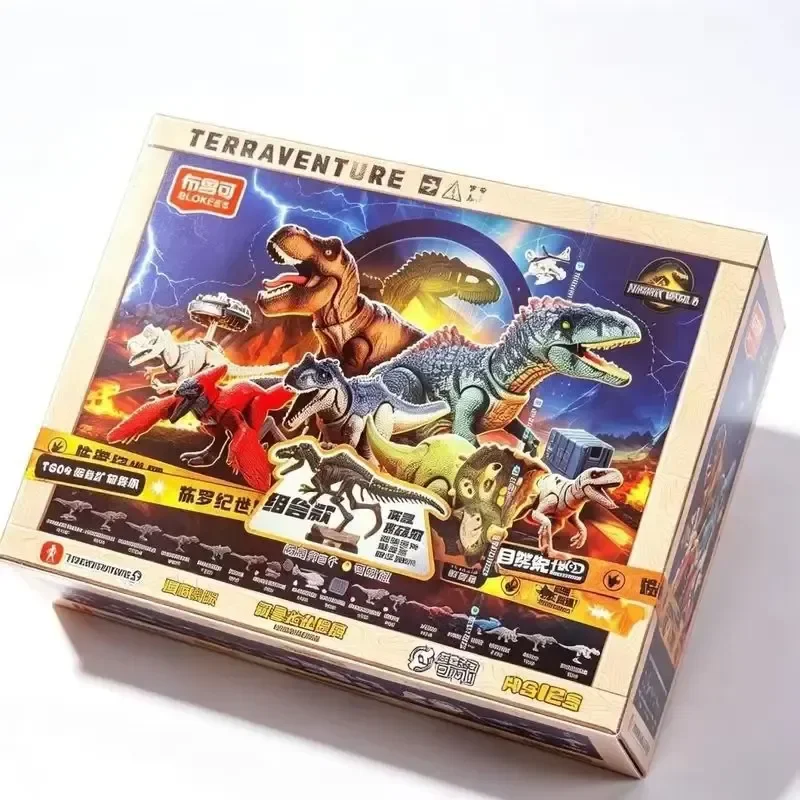 【IN STOCK】BLOKEES Jurassic World Terraventure Season4 Dinosaur Diffusion Crisis Blind Box Assembly Model Kit Action Figure Toys - view 6