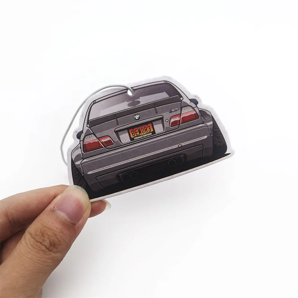 JDM Car Air Freshener Hanging Rearview Mirror Perfume Flavoring Turbo Brake Disc Shock Absorber Solid Paper Diffuser Accessories