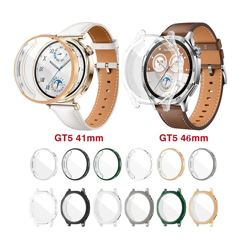 

Для Huawei Watch GT5 46 мм 41 мм чехол против царапин Защитный чехол для экрана Мягкий универсальный защитный чехол-бампер из ТПУ
