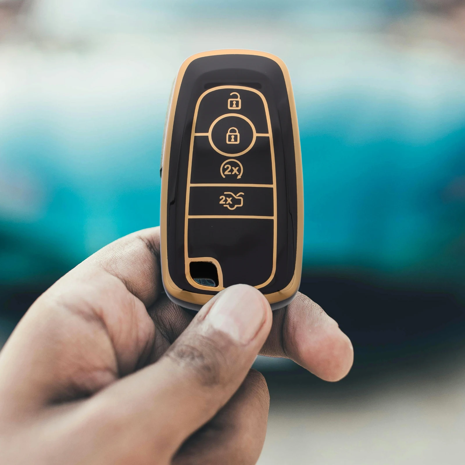 

Universal Car Fob Cover Tpu Protective Shell Anti Durable Protector Easy Install Fits Most Vehicle Keys Car