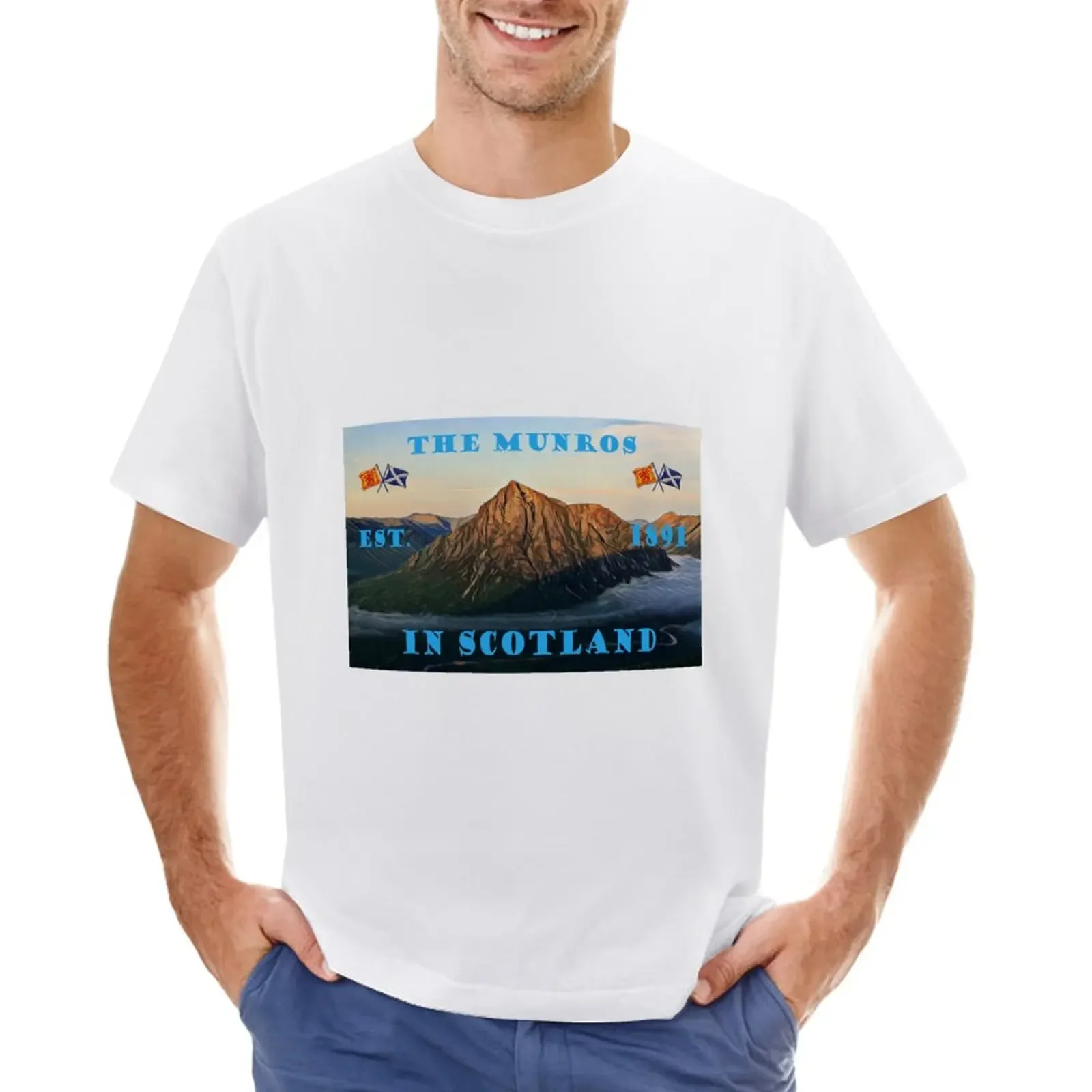 

The Munros, Est 1891, In Scotland T-Shirt anime clothes cute tops black t shirts for men