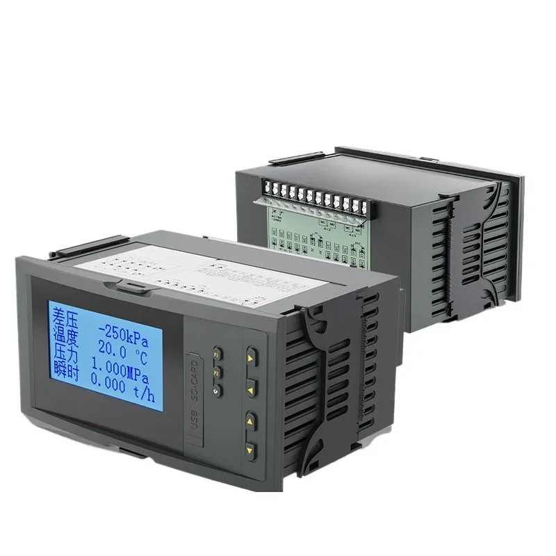 Intelligent flow totalizer liquid crystal flow quantitative control instrument display cold and heat totalizer water vapor