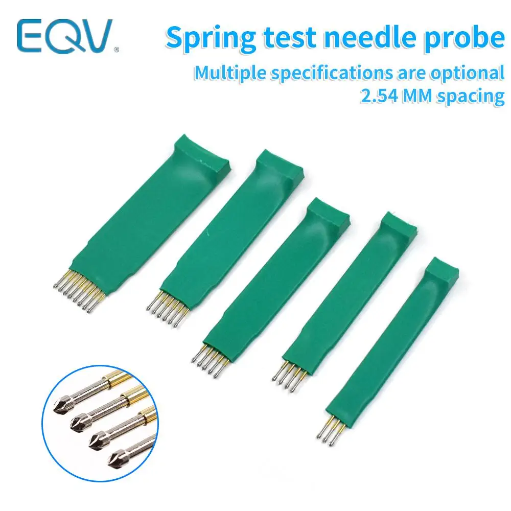 2.54mm-4P 2.00mm Test needle Spring needle 4 foot support STC STM32 STM8 1chip machine burning write microcontroller programming