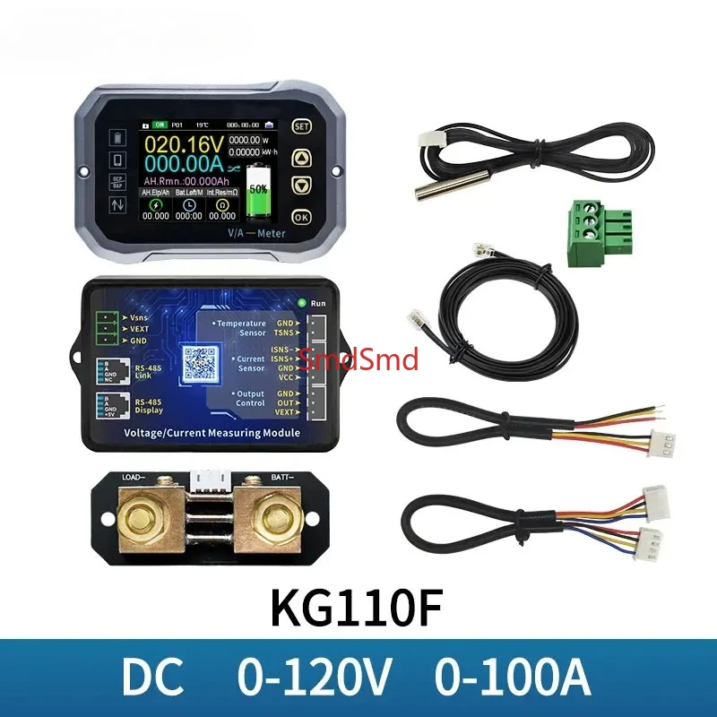 KG110F high-precision coulomb counter lithium battery battery car battery indicator lithium iron phosphate capacity detector