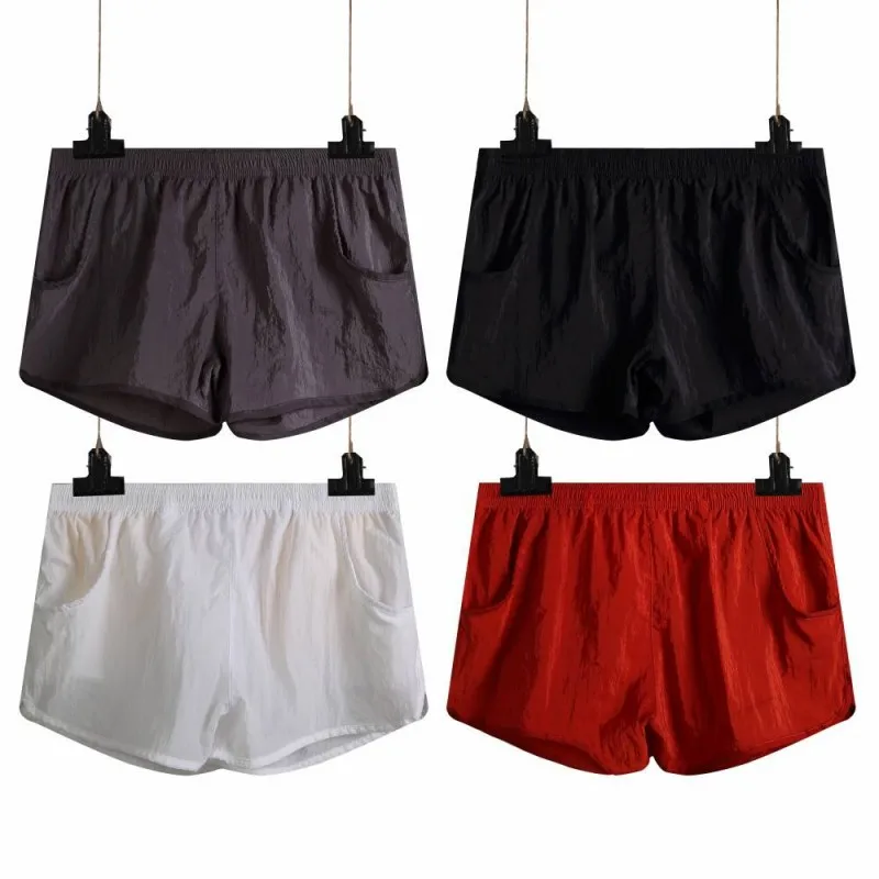 

Solid color seaside men's underwear boxers, casual shorts pocket underwear k1101AL
