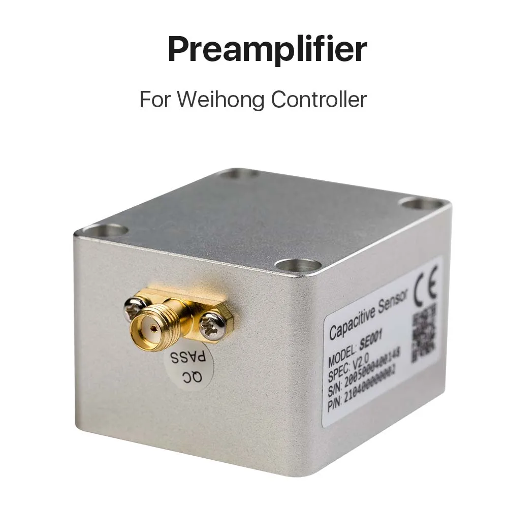 Fiber Laser Machine with BCL-AMP Amplifier Preamplifier Sensor, Capacitor Head Sensor and Height Adjuster Bodor/WeiHong System