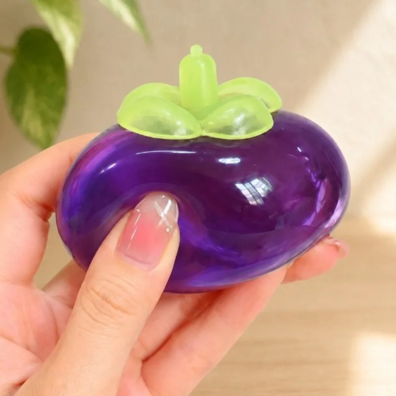 Kokosnussöl-Mangostan-Squishy-Fidget-Spielzeug, weiches Mangostan-Quetschspielzeug, ASMR-Sensorik-Anti-Stress-Spielzeug für Erwachsene – Detail 6