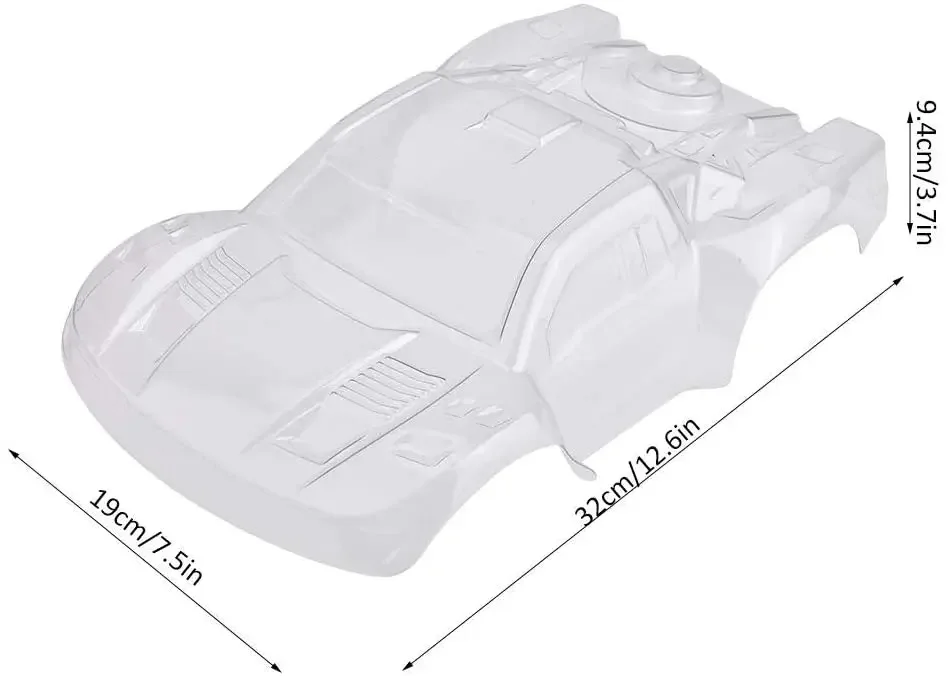 D2601 D2602 D2603 Canopy Short Coursec Body Shell  For Remo 1/16 Rocket 1621 1625  short course Car parts