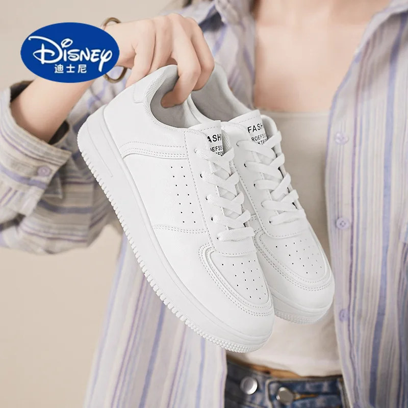 أحذية ديزني الخريف النسائية 2025 الجديدة: أحذية رياضية بيضاء قابلة للتنفس، أحذية رياضية كاجوال عصرية متعددة الاستخدامات على الطراز الكوري #6